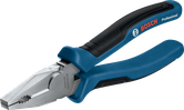 Univerzalne kombinirane klešče Bosch 180 mm z ergonomskim ročajem.